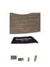 Parisa Wang Gray Tan Leather Clutch One size - photo 1