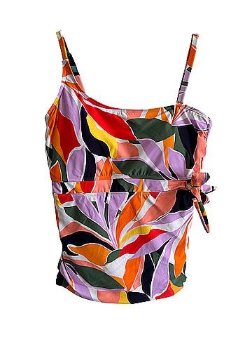 Anne Cole Asymmetrical Side Tide Tankini Swimsuit Top (view 1)