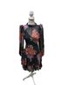 Unsubscribed Floral Multi Color Purple Pink Cocktail Dress Size 8 - photo 6