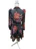 Unsubscribed Floral Multi Color Purple Pink Cocktail Dress Size 8 - photo 11
