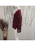 BCBGMAXAZRIA Solid Stripes Purple Pullover Sweater Size M - photo 7
