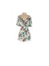 Love & Piece Floral White Red Green Romper Size S - photo 1