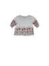 Kindred Floral White Blouse Size M (petite) - photo 2