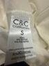C&C California White Sweatshirt Size S - photo 4