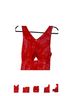Thakoon Floral Red Cocktail Dress Size 4 - photo 6