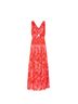 Thakoon Floral Red Cocktail Dress Size 4 - photo 1