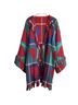 Homemade Checkered-gingham Red Green Cardigan One size - photo 1