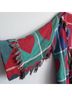 Homemade Checkered-gingham Red Green Cardigan One size - photo 6
