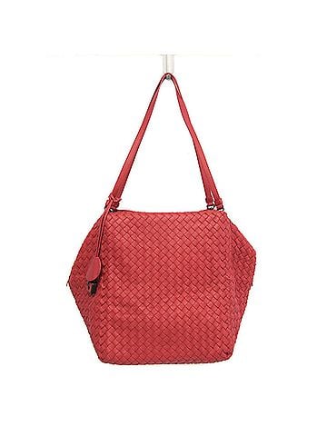 Bottega Veneta Bottega Veneta Intrecciato Women,Men Leather Shoulder Bag,Tote Bag Red Color (view 1)