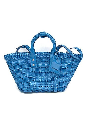 Balenciaga Balenciaga Bistro XS 671342 Women's Leather Handbag,Shoulder Bag Blue (view 1)