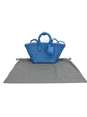 Balenciaga Balenciaga Bistro XS 671342 Women's Leather Handbag,Shoulder Bag Blue (view 2)