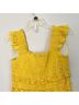 Saylor Yellow Casual Dress Size M - photo 4
