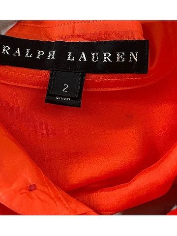 Ralph Lauren Ralph Lauren Mulberry Silk Long Sleeve Button-Down Shirt (view 2)