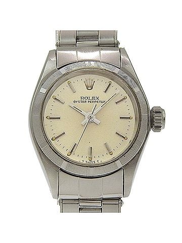 Rolex Rolex Oyster Perpetual Watch, caliber 1161 6618, stainless steel, 1965, automatic, analog display, silver dial, women's. (view 1)