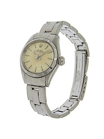 Rolex Rolex Oyster Perpetual Watch, caliber 1161 6618, stainless steel, 1965, automatic, analog display, silver dial, women's. (view 2)
