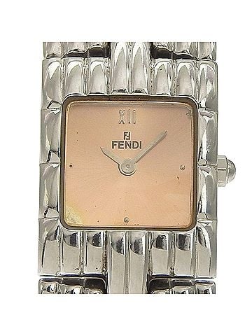 Fendi Fendi Olologi Women's Watch, 680L Stainless Steel, Quartz Movement, Analog Display, Pink Gold Dial (view 1)