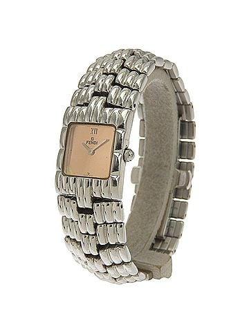 Fendi Fendi Olologi Women's Watch, 680L Stainless Steel, Quartz Movement, Analog Display, Pink Gold Dial (view 2)