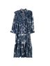 LoveShackFancy Tie-dye Blue Casual Dress Size XS - photo 1