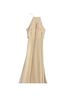 Birdy Grey Solid Tan Cocktail Dress Size S - photo 1