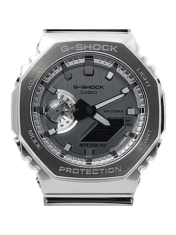 Casio CASIO GSHOCK FINE METALLIC SERIES ANALOG DIGITAL 2100 Series Wristwatch GM2100YM8AJF Silver Resin Stainless Steel Men's (view 1)