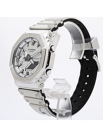 Casio CASIO GSHOCK FINE METALLIC SERIES ANALOG DIGITAL 2100 Series Wristwatch GM2100YM8AJF Silver Resin Stainless Steel Men's (view 2)