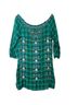 3J Workshop Plaid Teal Black 3/4 Sleeve Blouse Size XS - photo 2