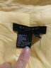 Sandro 55% Linen 45% Rayon 100% Polyester Solid Yellow Jacket Size M - photo 8