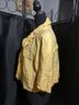 Sandro 55% Linen 45% Rayon 100% Polyester Solid Yellow Jacket Size M - photo 4