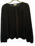 Ann Taylor LOFT Outlet Black Long Sleeve Blouse Size M - photo 1