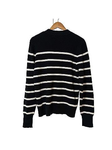 Lauren by Ralph Lauren Stripe Cotton Pullover Sweater (view 2)