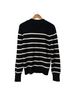Lauren by Ralph Lauren 100% Cotton Stripes Black White Pullover Sweater Size XXL - photo 2