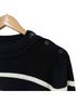 Lauren by Ralph Lauren 100% Cotton Stripes Black White Pullover Sweater Size XXL - photo 6
