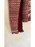 Free People Fair Isle Red Pink White Brown Pullover Sweater Size XS - photo 5