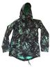 Armada Floral Tropical Black Green Raincoat Size XS - photo 1