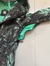 Armada Floral Tropical Black Green Raincoat Size XS - photo 11