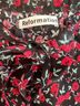 Reformation Floral Black Red Green Sleeveless Blouse Size XS - photo 3