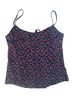 Reformation Floral Black Red Green Sleeveless Blouse Size XS - photo 2