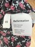 Reformation Floral Black Red Green Sleeveless Blouse Size XS - photo 4
