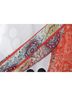Johnny Was 100% Silk Floral Orange Multi Color Long Sleeve Button-Down Shirt Size XS - photo 5