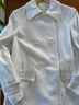 Banana Republic 100% Cotton White Coat Size M - photo 6