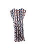Foil Blue Brown Casual Dress Size 6 - photo 7