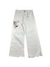 Zara Floral White Jeans Size 2 - photo 1