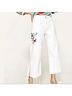 Zara Floral White Jeans Size 2 - photo 5