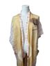 Aratta Silent Journey Stripes Yellow White Red Kimono One size - photo 4