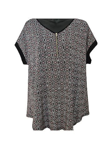DressBarn ROZ&ALI Short Sleeve Top (view 1)