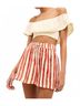 Marie Oliver Red Ana Beach Shorts Size M - photo 3