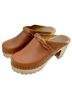 Mia Solid Brown Mule/Clog Size EU 36 - photo 2