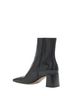 Gianvito Rossi Black Women's Square Toe Ankle Boot Size EU 38 - photo 2