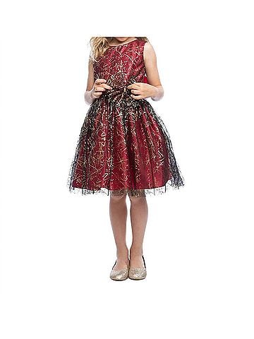 Sweet Kids Splatter Paint Special Occasion Dress (view 2)