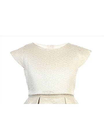 Sweet Kids Girl's Shimmer High Low Special Occasion Dress (view 2)